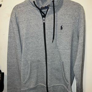 Polo by Ralph Lauren grey zip up sweater